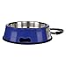 Farm Innovators Model SB-40 3-Quart Heated Pet Bowl with Stainless Steel Bowl Insert, Blue, 40-Watt