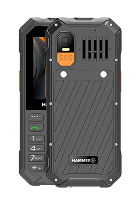 Tryckknapp telefon 6 LTE med 2500 mAh, IP68 och SOS-knapp