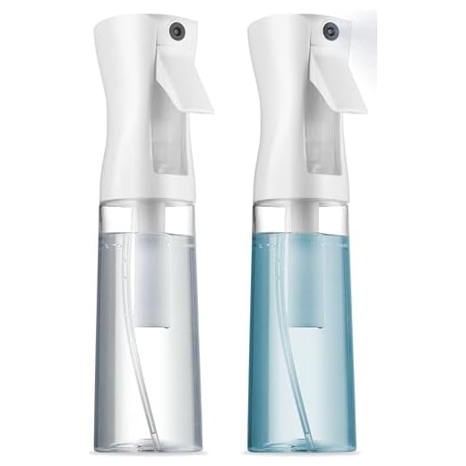 2-Pack Continuous Ultra-Fine Mist Spray Bottles
