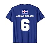 Isländische Namen auf Sauf Trikot Fußball Island Mallorca T-Shirt