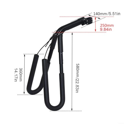 Support planche surf vélo aluminium évite de porter à la main - 3