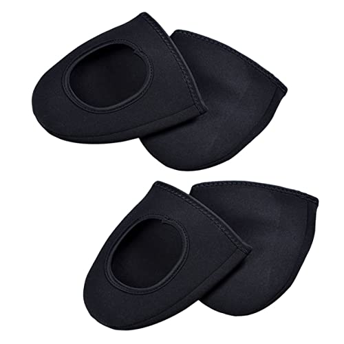 NAMOARLY Warm Windproof Cycling Overshoes 2 Pairs Nylon Shoe Covers Anti-Slip Waterproof Design for Outdoor Riding