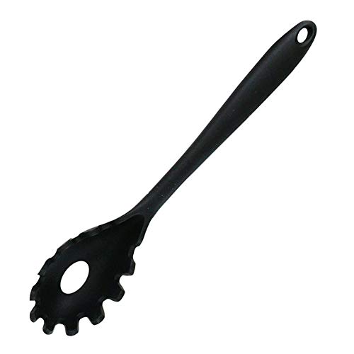 Casecover Pasta Server,Silicone Handle Spaghetti Measure Spoon Noodle Spoon Scoop Colander Kitchen Cooking Gadget Tools