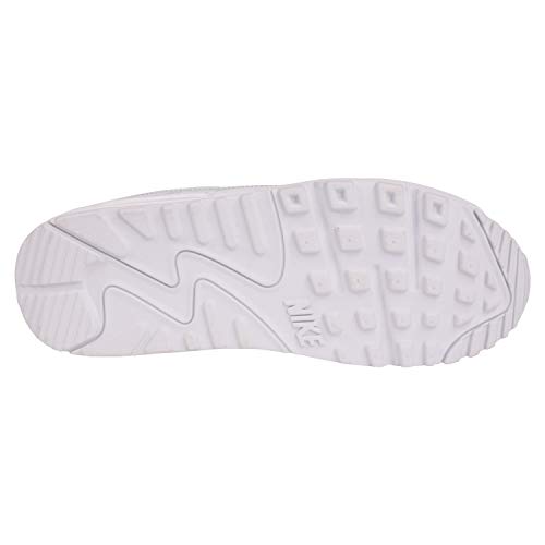 Image of Nike Air Max 90 Womens White /Black /White, Blanco, 10