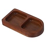 Bois : fabriqué en bois massif, cette assiette d'assaisonnement est très résistante aux dommages, garantissant qu'elle peut résister à une utilisation quotidienne, assiette de service, plateau en bois