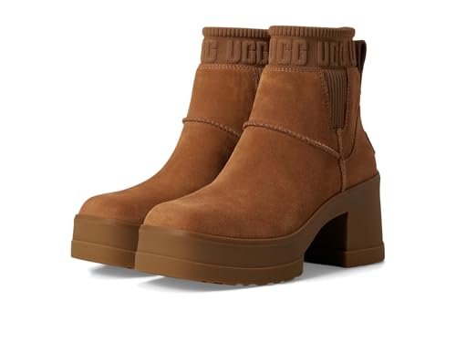 UGG Women's Moxy Chelsea Boot, Chestnut, 8.5