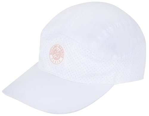 Casquette Roland Garros femme performance blanche avec taille réglable