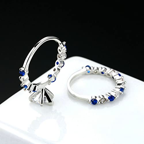 Bague Couple en Acier KnSam Cadeau Romantique Princesse Cœur