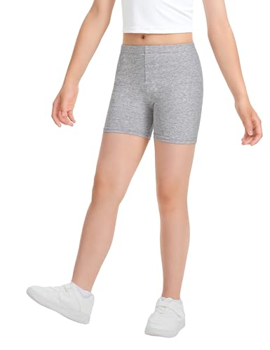 Image of KEREDA Girls Bike Shorts Cotton Cartwheel Dance Under Dress Shorts for Kids