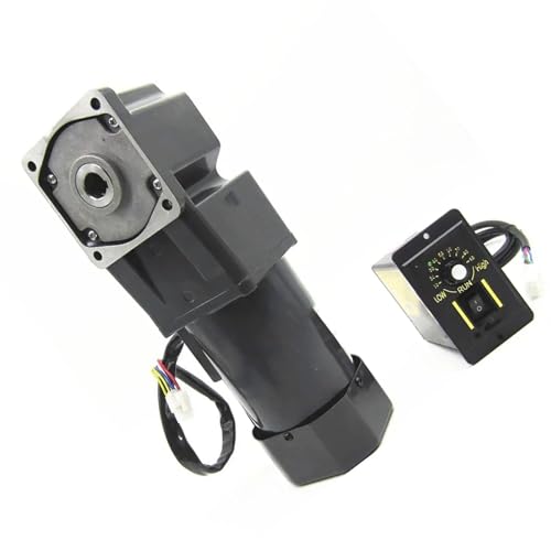 Speed Regulate 1pcs 60W Gearbox Speed Adjustable Motor 220V AC Single Phase Speed Control Motor 17mm Hollow Hole Right Angle Reducer Reducer(25K 60RPM)