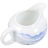 Pichet à café : ce pichet à lait est en céramique et d'une finition soignée, offrant un toucher agréable. petit pichet à crème