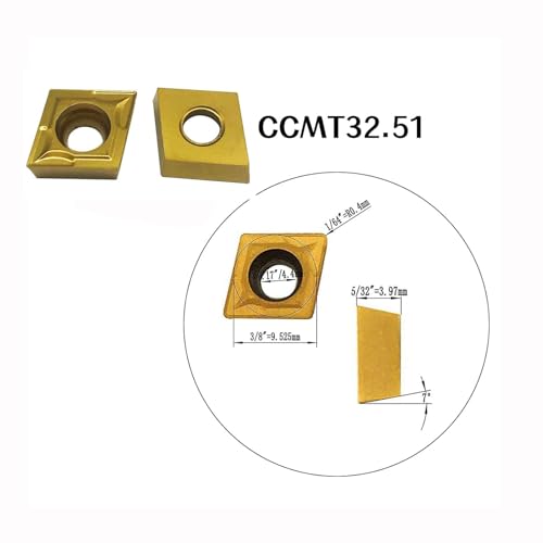 Image of 1 /2in Metal Lathe Tools Boring Bar, Turning Tools Holder Set S12M-SCLCR09 /SCLCR1212H09 /SCLCL1212H09 / SCMCN1212H09 with Indexable Carbide Turning Insert CCMT32.51 /CCMT09T304