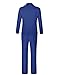 Boy's Formal Suit 5 Piece Set Slim Fit Kids Tuxedo Suits for Wedding Teen Toddler Boy Dress Suit Ring Bearer Outfit Size 16 Royal Blue