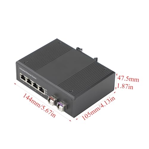 Convertisseur de média industriel SFP avec 4 ports PoE Gigabit Ethernet
