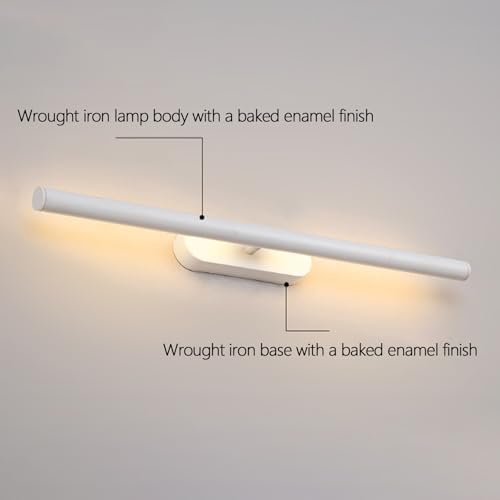 Aplique de pared minimalista de diseño largo rectangular negro con giro de 360° para interiores 5