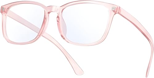 Image of Roshfort Square Zero Power Blue Cut Computer Glasses | Gaming Glasses | Anti Glare, Lightweight & Blocks Harmful Rays | UV Protection Specs | Men & Women | Medium