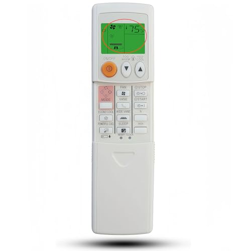 Universal Replacement Remote Control for All Mitsubishi Air Conditioner (Fahrenheit)