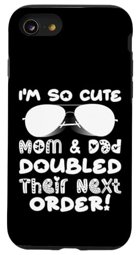 I'm So Cute Mom And & Double Their next Order Twins Baby �X�}�z�P�[�X iPhone SE (2020) / 7 / 8 �p