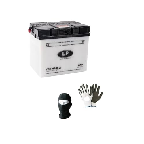 DESCRIZIONE E CARATTERISTICHE PRODOTTO: LA BATTERIA VIENE FORNITA COMPLETA PER IL SUO UTILIZZO!! BATTERIA LP Y60-N30L-A (UGUALE A YUASA 53030) -12 VOLT / 30 AH AMPERE -CCA 300 -DIMENSIONI: 187X128X167mm -Landport DRY è una batteria convenzionale con tecnologia robusta che offre una potenza di avviamento affidabile e garantisce una lunga durata. - Nel titolo indichiamo il modello specifico per la tua moto o per il tuo scooter