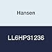 Eaton Hansen LL6HP31236 Stainless Steel 303 ISO-B Interchange Hydraulic Fitting, Socket with Valve, 3/4"-14 NPTF Female, 3/4" Body, EPDM Seal (350 Degree F and Steam)