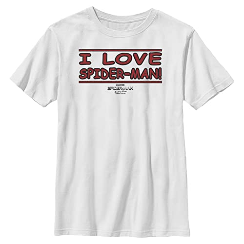 T-shirt Spider-Man Marvel blanc idéal pour les sorties de week-end et les loisirs