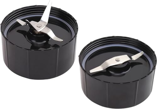 Zuikn Cross Blade/Flat Blade Compatible with Magic Bullet Blender Mixer 250W MB1001,Mini-Food Processor Blade Replacement Parts