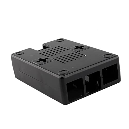 para Raspberry Pi Model B + y Pi 2 Model B Box, B + Case Black ABS Plásticos Cubierta Shell Bolsa Caja de computadora Apta para Raspberry Pi 2 Model B