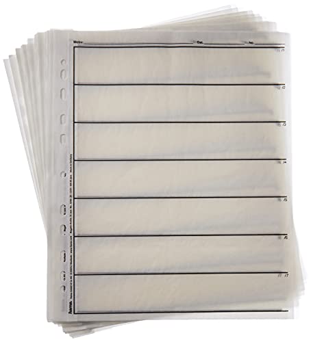 Hama Negativarchivierungsh&uuml;llen (Pergamin) f&uuml;r je 7 Kleinbild-Streifen à 6 Bilder (25 St.) & Carson LL-10 LumiLoupe 10x Standlupe ideal zur Betrachtung von M&uuml;nzen, Briefmarken, Fotografien