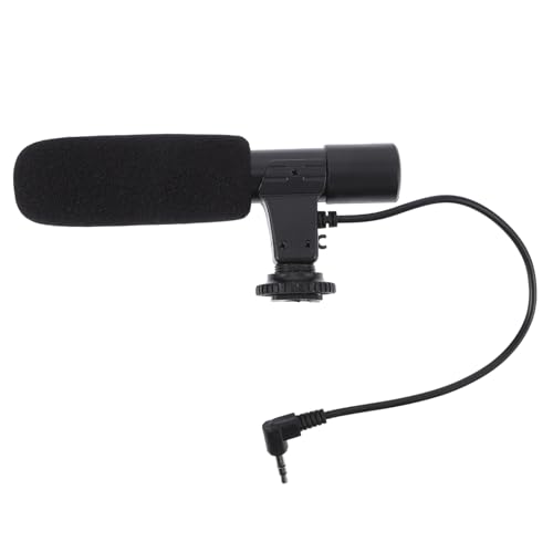Angoily Micrófono De Cámara para DSLR Tubo De Voz para Cámara Digital Micrófono para para Grabación De Voz y Video