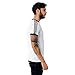 adidas Sport ESS tee Trefoil Camiseta Hombre T-Shirt Originals Retro Blanco/Negro, Tamaño:M