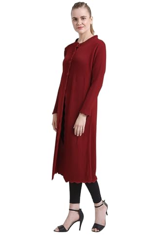 Image of Matelco Women's Wool Round Neck Cardigan