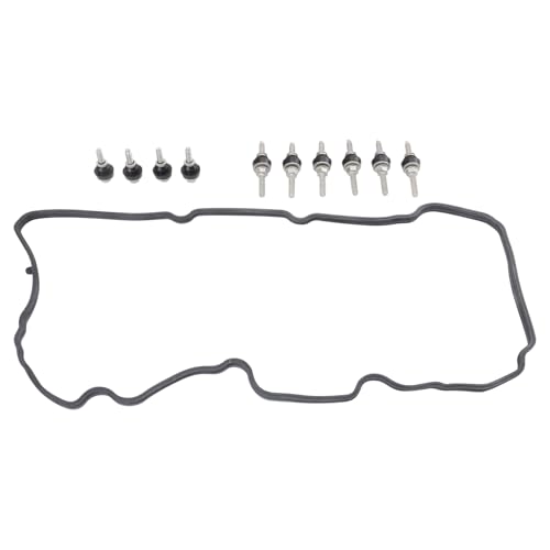 Image of TRQ Right Valve Cover Red Passenger Side Compatible with Dodge Jeep Ram