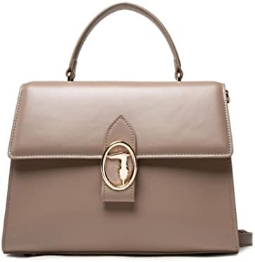 Trussardi BORSA DONNA D TAUPE 75B011809Y099999.B261 GRACE BORSA TOP HANDLE MEDIA TAUPE SCELTA=P