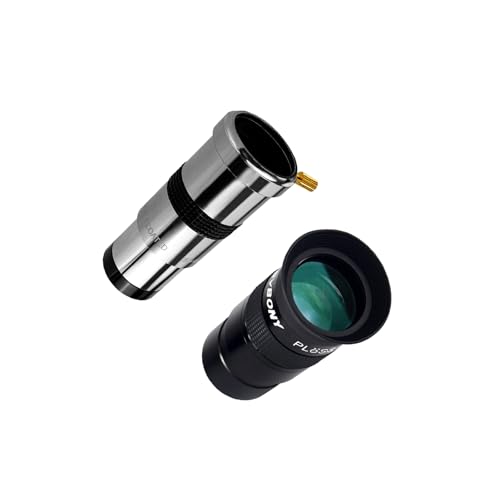 SVBONY SV137 3X Barlow Lens 1.25 inch Telescope Accessory Bundle with Eyepiece 40mm 1.25 inches Plossl Telescope Lens for Astronomy Telescope