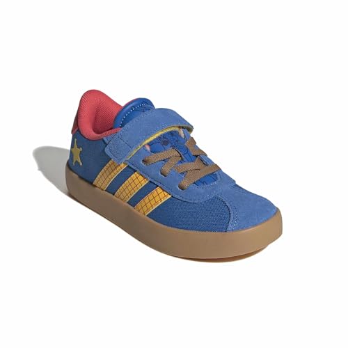 Image of adidas Kids' VL Court 3.0 Elastic Lace & Strap Shoe