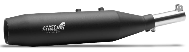Drift Exhaust System for CB350RS, +1.8 BHP Boost, +4 Nm Torque, Sporty Design, Aggressive Sound, Lightweight Performance, Black Matte Finish-image-21