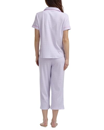 Image of Karen Neuburger Women's Short Sleeve Girlfriend Capri Pajama Set