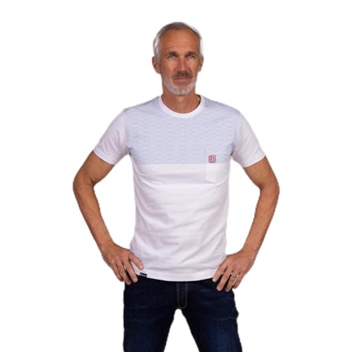 Tee shirt manches courtes col rond lettres japonais en coton pour style streetwear quotidien casual