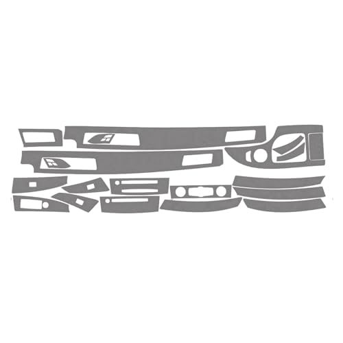 Film vinyle carbone 3D argent pour garniture intérieure BMW Série 5 E60 2003-2010