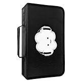 YILAG DVD Case CD Storage,128 Capacity Cute Cloud Music CD Cases Holder DVD Storage Case Holders CD DVD Disc Case Storage Wallet Binder for Car Home Office Travel (128 Cloud Black)