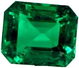 QUEEN-GEMS 5 Carat 5.50 Ratti Super Premium Zambian Emerald Stone पन्ना रतन Original Certified Panna Ratan Emerald Cut Shape Marakatha Mani मरकथा स्टोन Wearing Purpose