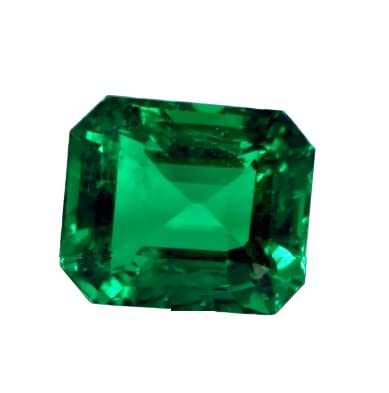 QUEEN-GEMS 5 Carat 5.50 Ratti Super Premium Zambian Emerald Stone पन्ना रतन Original Certified Panna Ratan Emerald Cut Shape Marakatha Mani मरकथा स्टोन Wearing Purpose