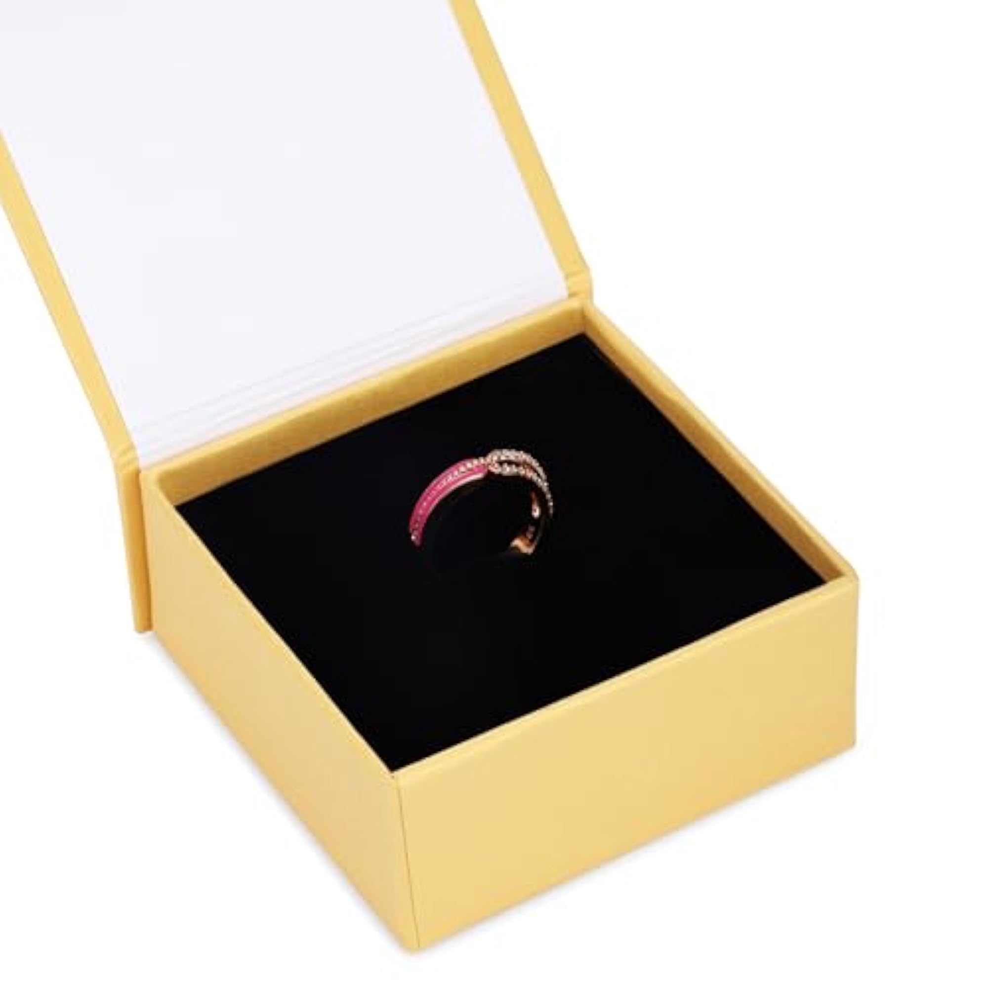 925 Sterling Silver Anti-Tarnish Rhodium Finish Ring, Everyday Elegance