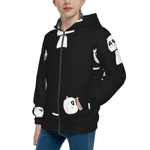 Be Calm Do Yoga Kid Hoodies Boys Zip Up Sweatshirts Girls Pullover with Pocket