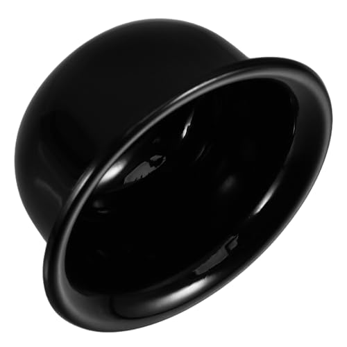 Yardenfun Taza de Afeitar Reutilizable para Hombres Cuenco de Afeitar de Plástico Negro Espuma Abundante Accesorio para Afeitado Masculino en Casa y Viaje