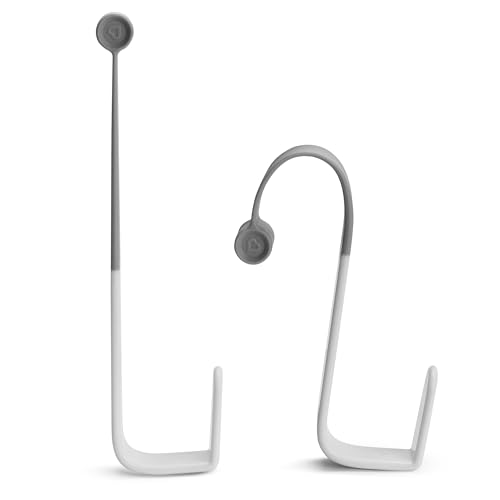 Image of Munchkin Potty Ring, Grey | Storage Hook | Pack of 2 | Hooked Design