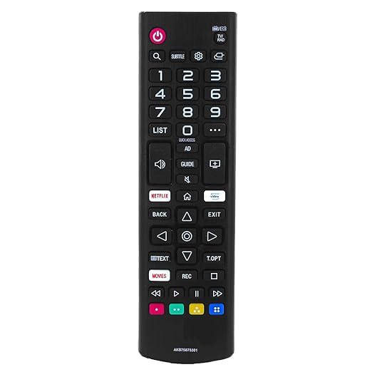 Image of Universal Remote Control for LG Smart TV for All Models LCD, LED, 3D and HDTV Smart TVs.