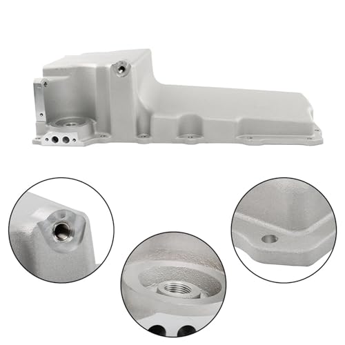 Silscvtt Aluminum Oil Pan Kit Low Profile Ls Oil Pan Replacement for Classic Car Muscle Car Trucks LS1 LS2 LS3 LS6 LSX Engines 1955-1987 302-1 by Silscvtt - Image 2