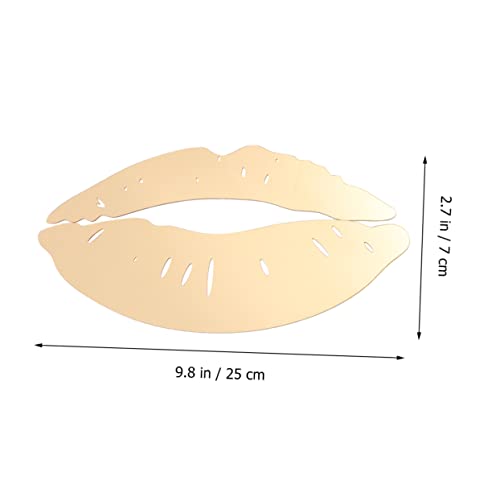 Kisangel Adesivos De Pôster Pegajosos De Parede De Espelho Utv 3D Decalques Espelhados Decalques De