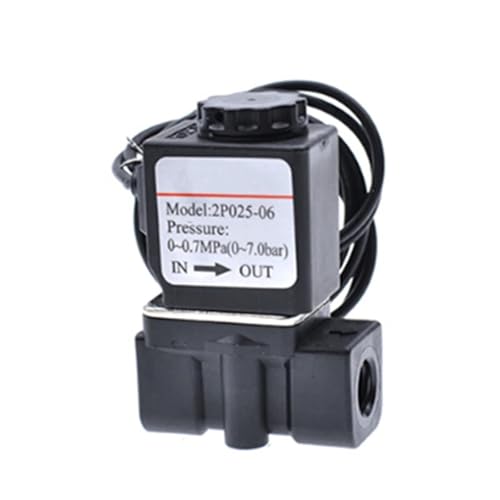 Válvula de control de fluidos 2P025-08 de 1/4 y 2 vías AC220V 2